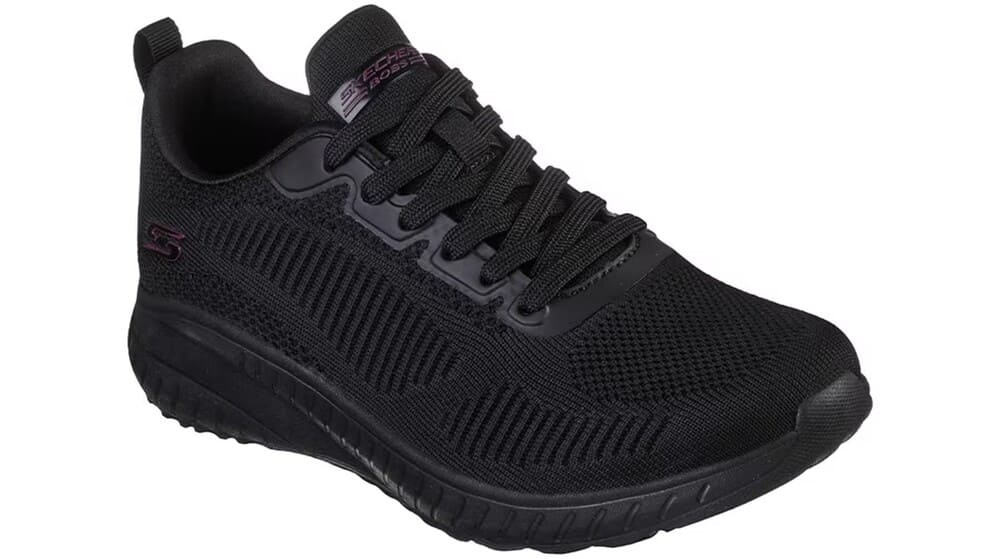 Decathlon Zapatillas Deportivas Caminar Mujer Skechers 117209_BBK Negras con Cordones