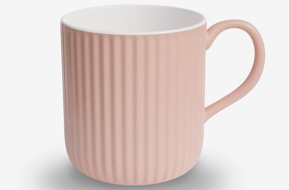 Pepco Taza de cerámica beige