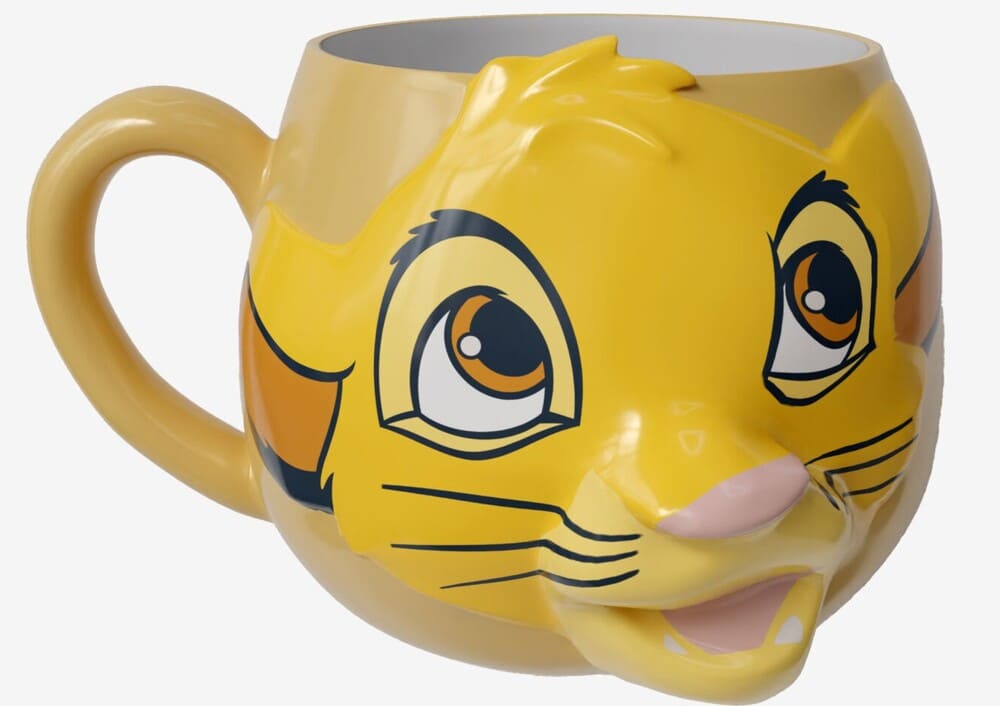 Pepco Taza de cerámica estampada con licencia El Rey León