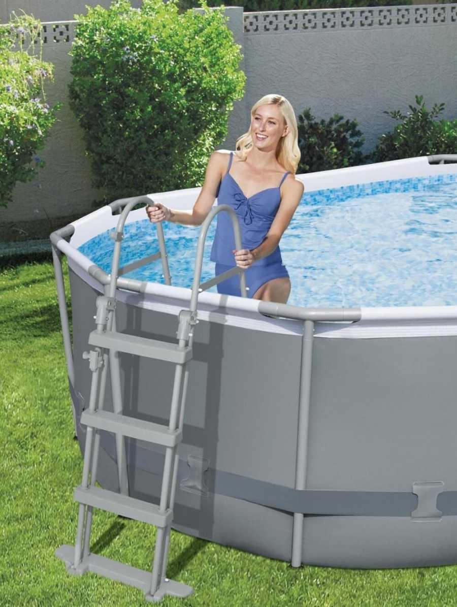 Piscina Carrefour Tubular Oval 427x250x100 cm