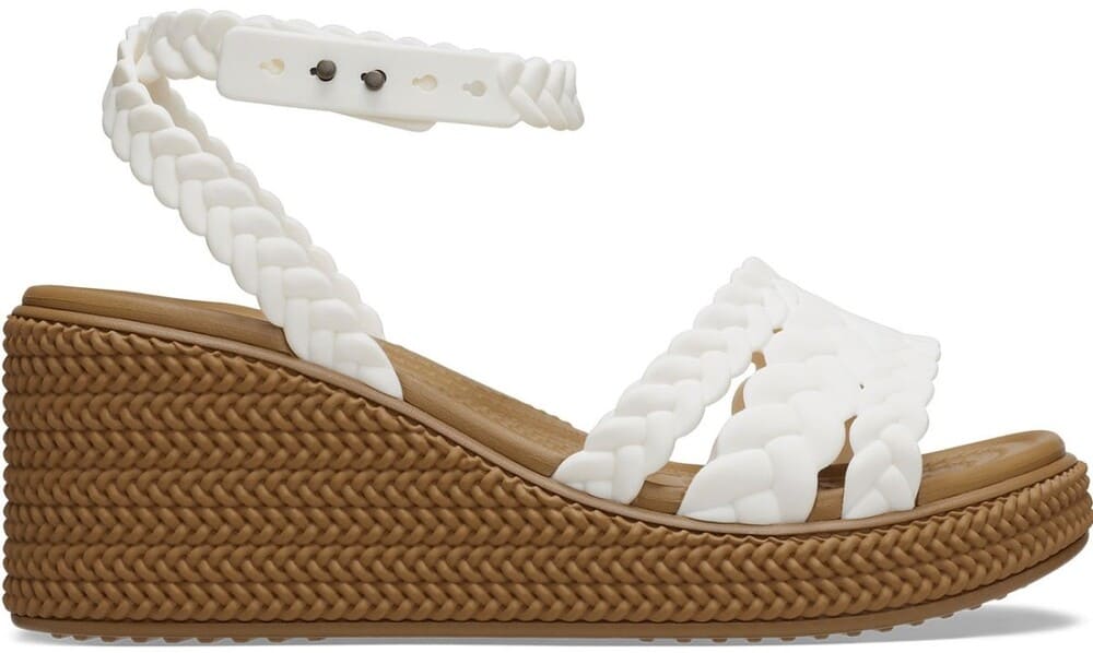 Sandalias Crocs con cuña de mujer Brooklyn trenzada W