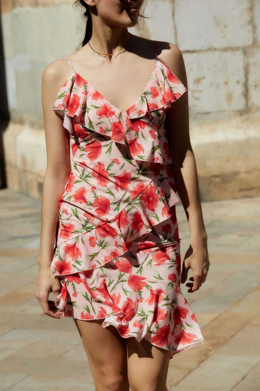 Vestido Sfera Tirantes Estampado