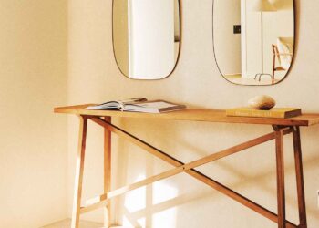 Zara Home consola de madera de olmo