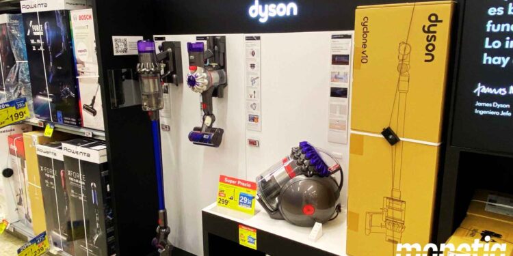 Carrefour Dyson aspiradora escoba