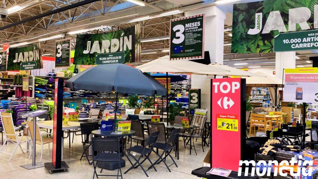 Carrefour conjuntos jardín