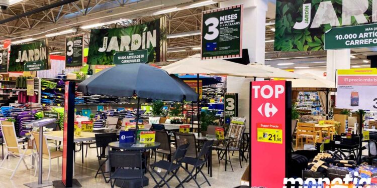 Carrefour conjuntos jardín