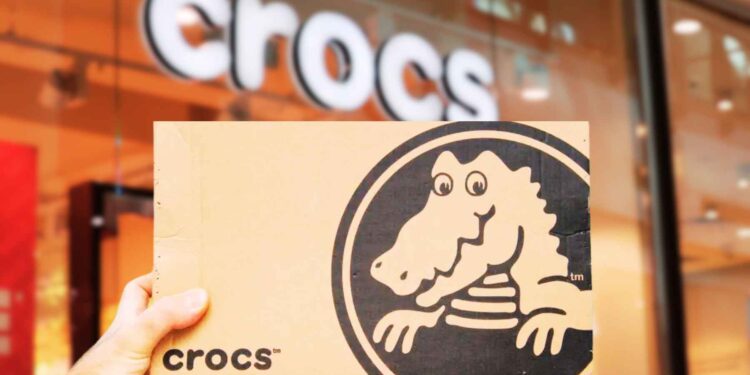 Crocs zuecos monedero bolso