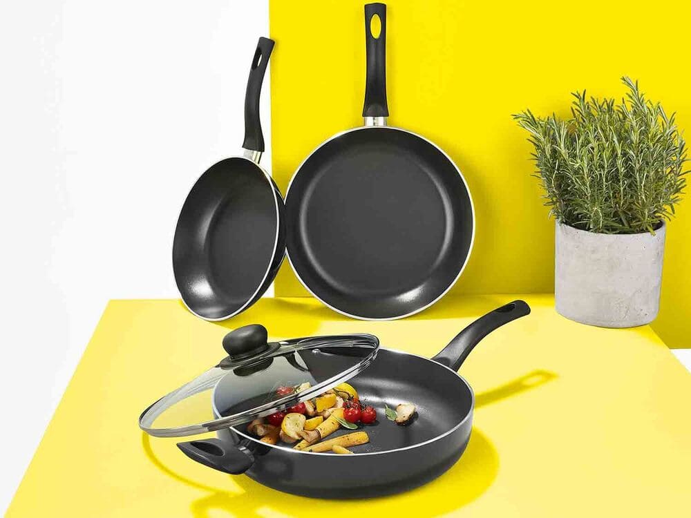 LIDL Sartén honda con tapa 28 cm