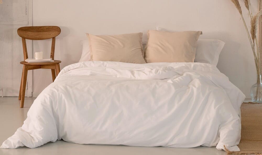 Maisons Du Monde Funda nórdica 100 algodón blanco 240x220 cm (cama 150, 160)