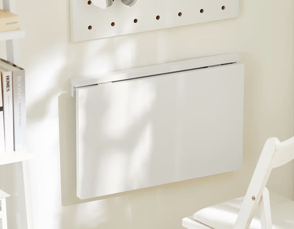 Mesa plegable de pared mdf blanco Maisons Du Monde