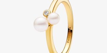 Pandora anillo de perla