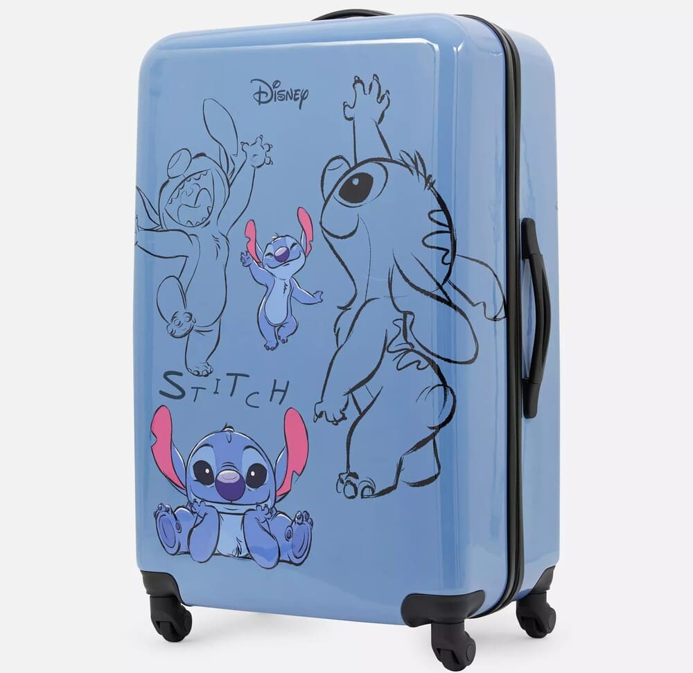 Primark Maleta rígida de 4 ruedas de Stitch de Disney