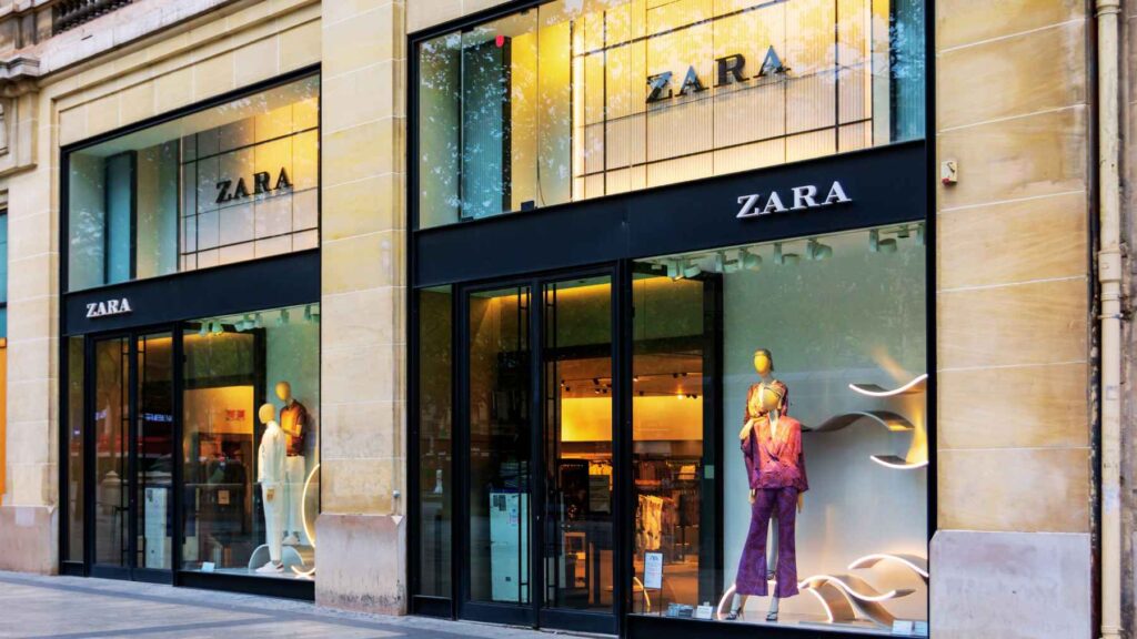 Zara faldas estampados