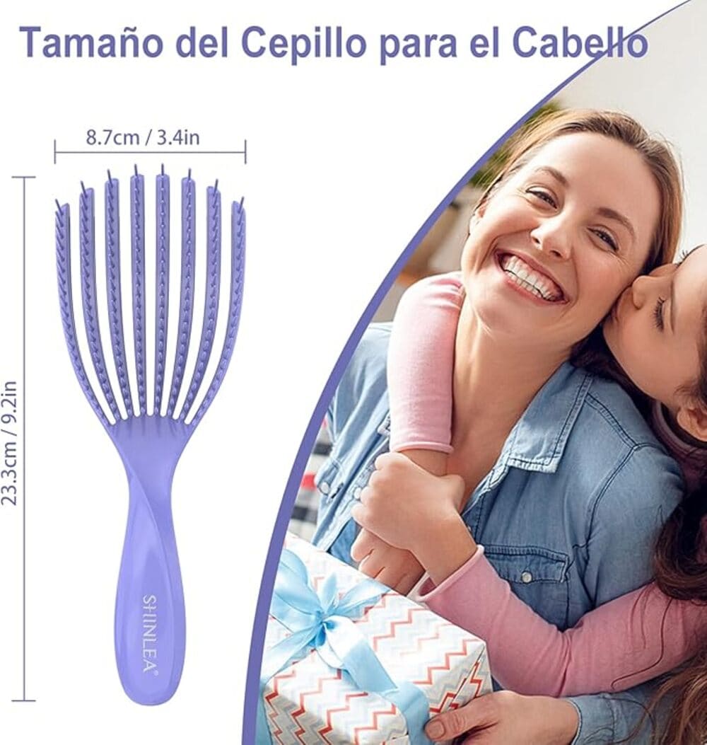 Amazon Cepillo Pelo - SHINLEA Cepillo para Desenredar el Cabello Rizado