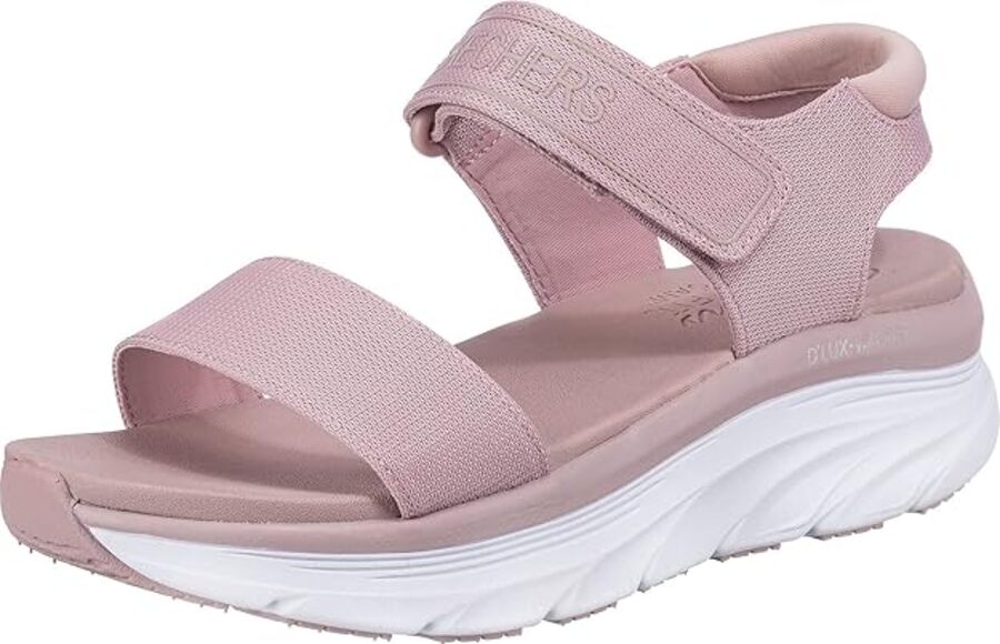 Amazon Skechers Dlux Walker New Block, Sandalias Deportivas Mujer