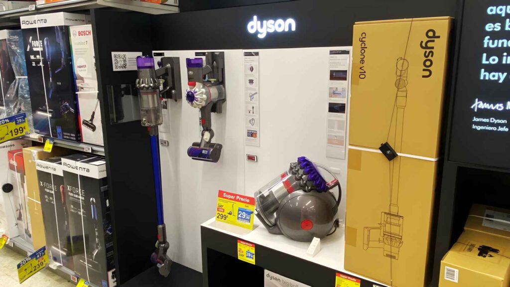 Carrefour aspiradora escoba Dyson