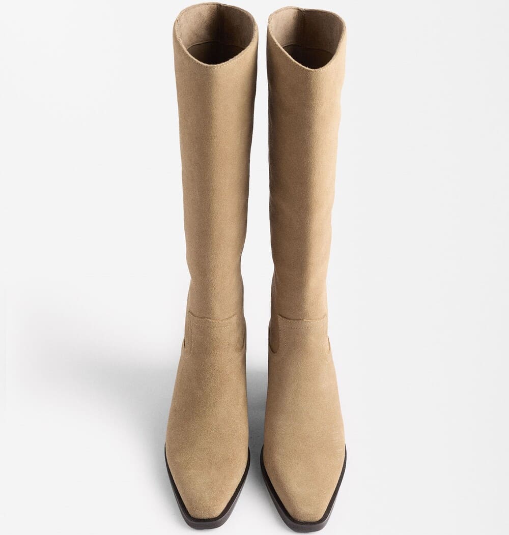 Exclusivo Online Parfois - Botas Altas De Piel