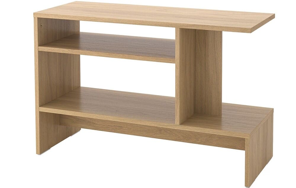 HOLMERUD Mesa auxiliar IKEA, efecto roble, 80x31 cm