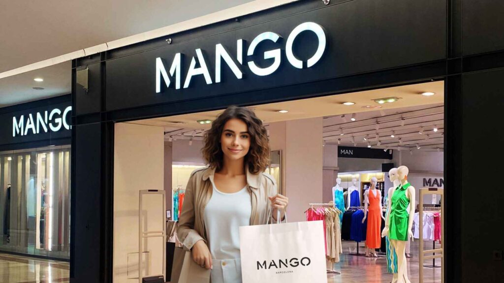 Mango vestido evasé