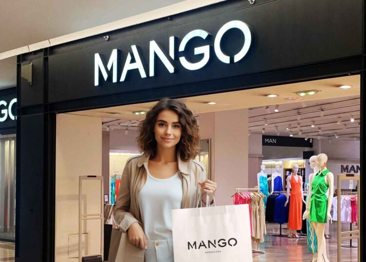 Mango vestido evasé