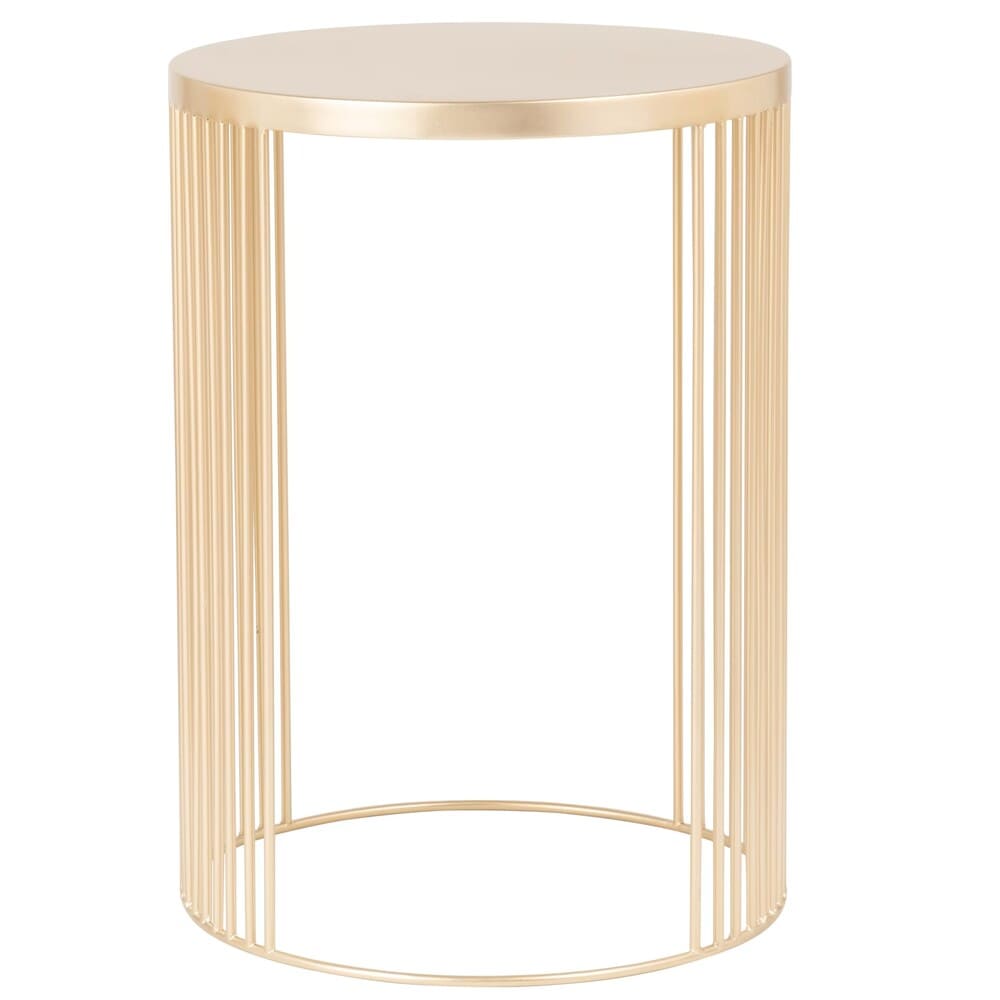 Mesa auxiliar de metal dorado Maisons Du Monde