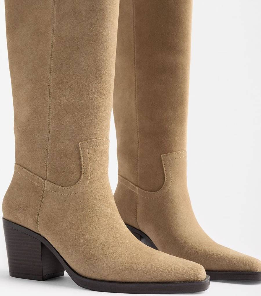 Parfois Exclusivo Online - Botas Altas De Piel