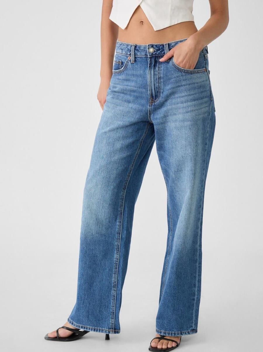 Stradivarius D92 Jeans straight wide