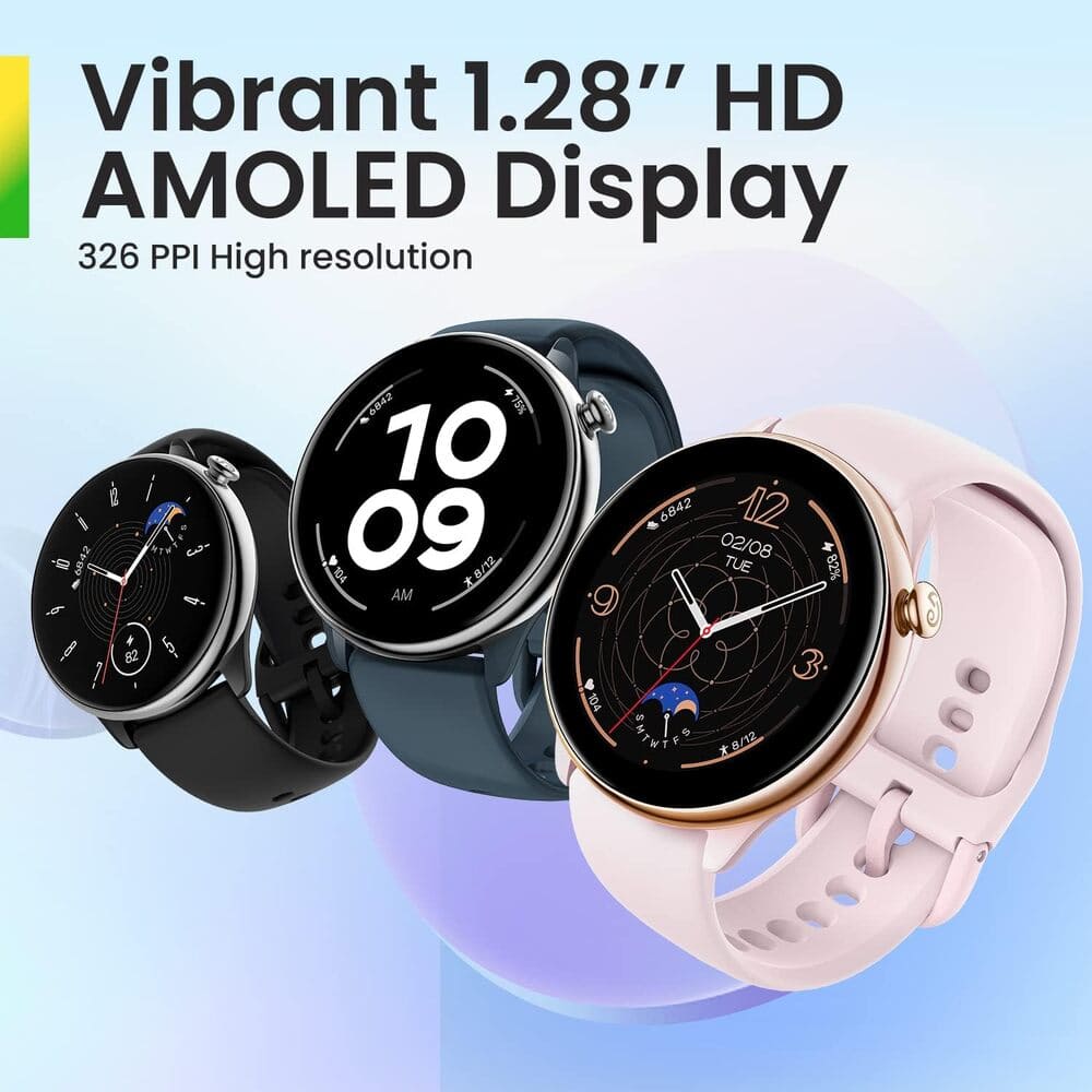 Amazfit GTR Mini 43mm Smartwatch Reloj Inteligente, 5 Posiciones satélite GPS Amazon