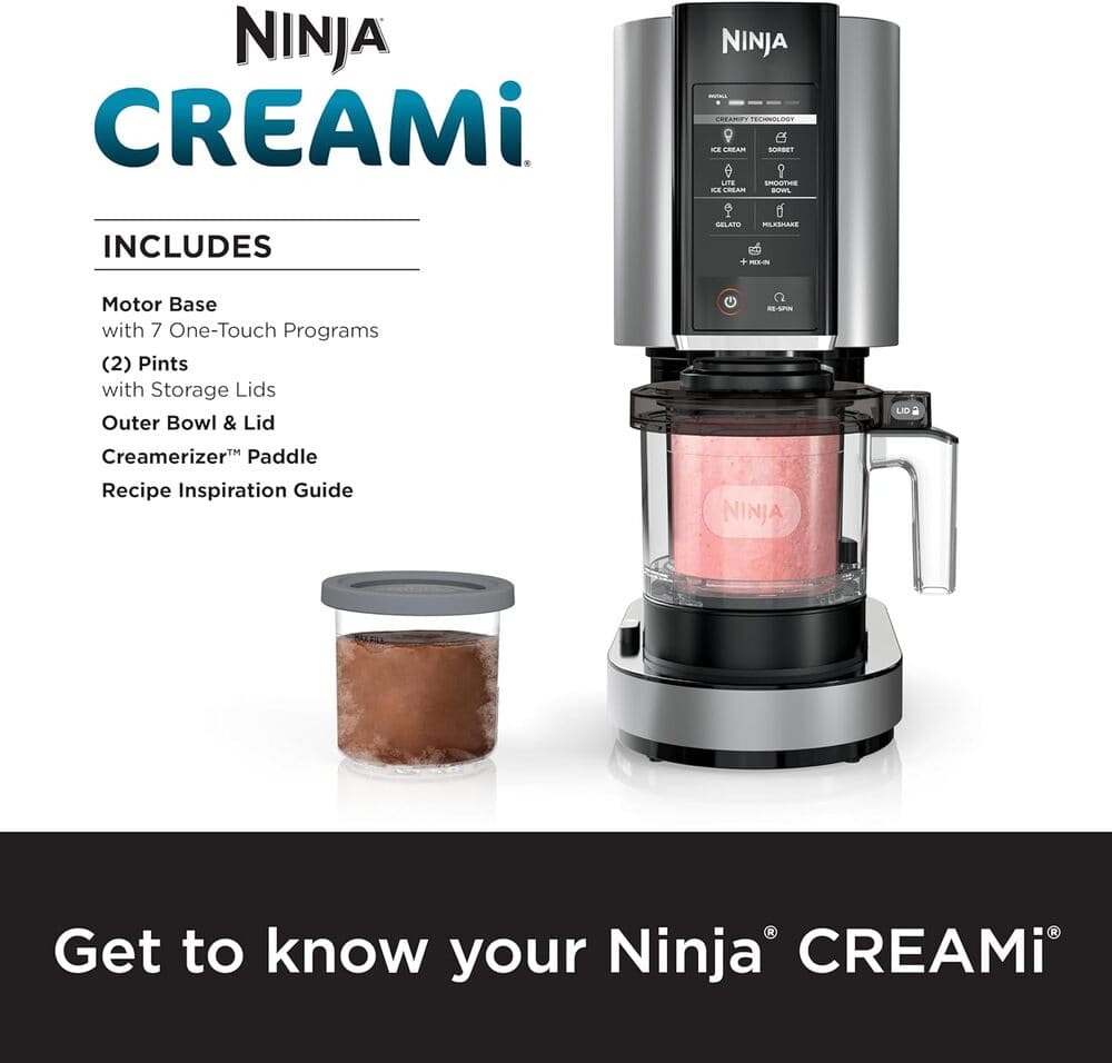 Amazon Ninja NC301 CREAMi Ice Cream Maker