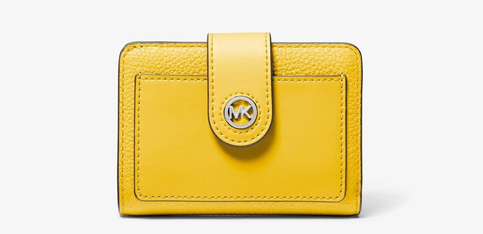 Cartera de mujer de piel con logotipo de Michael Kors