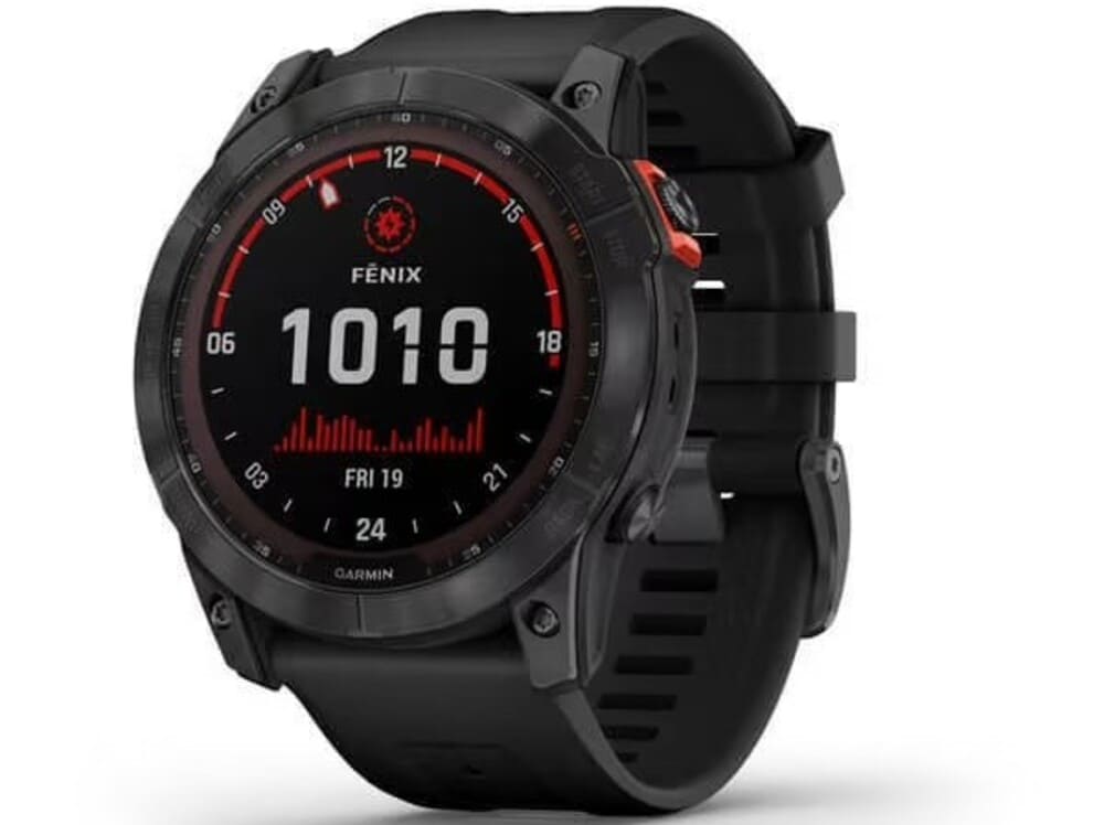 Decathlon Reloj Gps Multideporte Garmin Fénix 7X Solar negro rojo