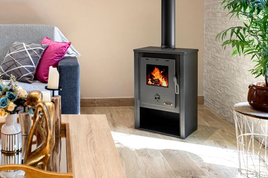 Estufa de leña Berna ECO 9kW de Leroy Merlin