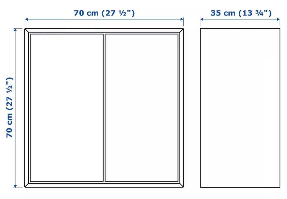 IKEA EKET Mueble de almacenaje con riel