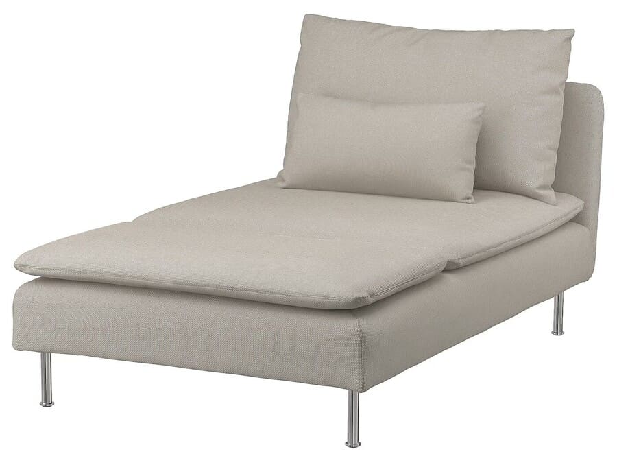 IKEA SÖDERHAMN Chaiselongue, Fridtuna beige claro