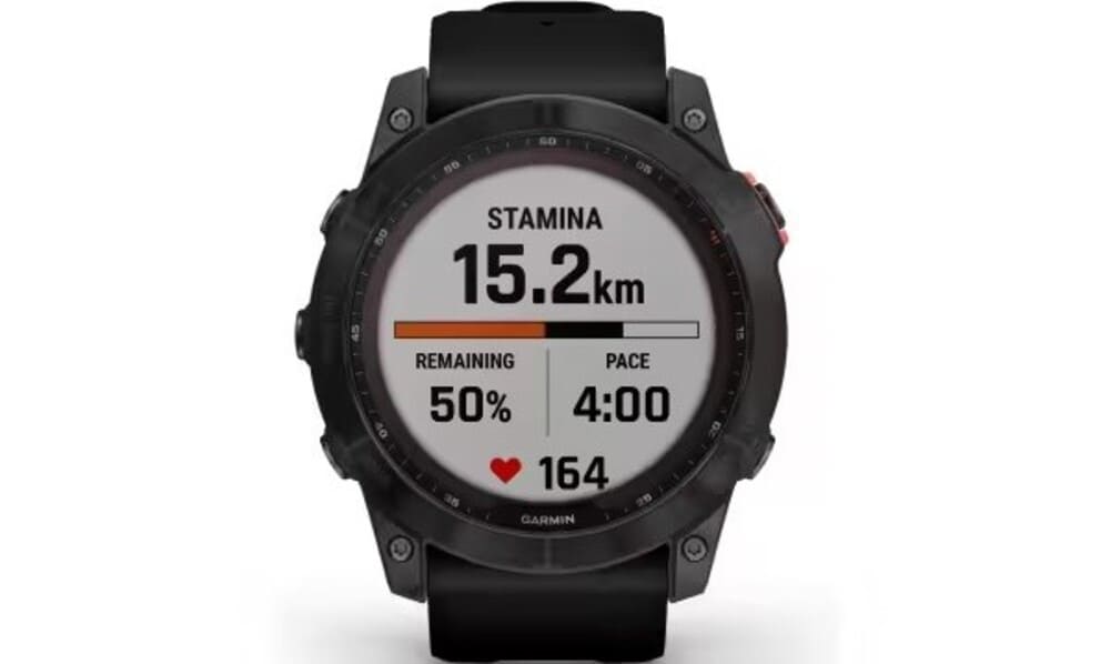 Reloj Gps Multideporte Garmin Fénix 7X Solar Decathlon negro rojo