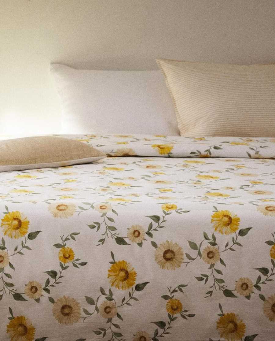 Zara Home Funda Nordica Estampado Girasol