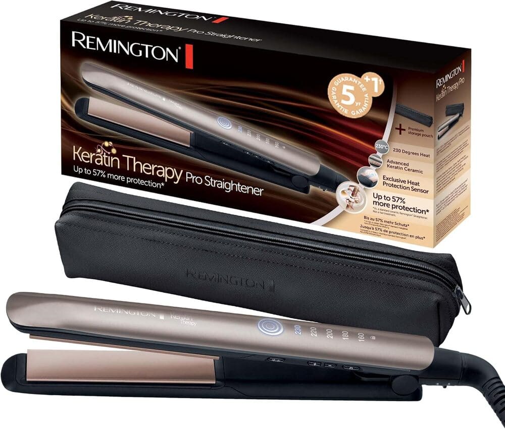 Amazon Remington Plancha de Pelo Profesional Keratin Therapy Pro