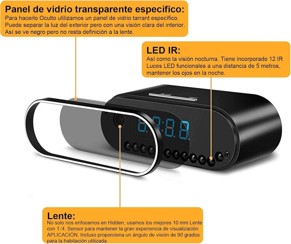 Camara Espia 1080P Mini Camara Espia Oculta Wifi Camufladas