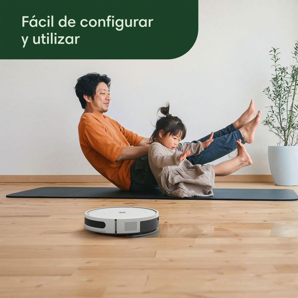 Carrefour Robot Aspirador iRobot Y011240, 0,4 L, Autonomía 120 min - Blanco