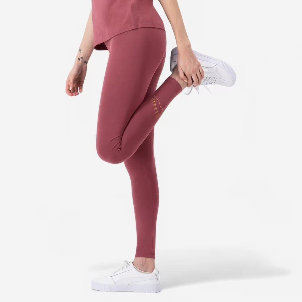 Decathlon Leggings Fitness Puma Mujer Burdeos Largos