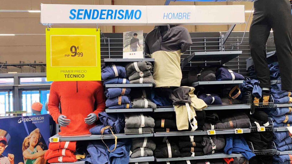 Decathlon forro polar senderismo