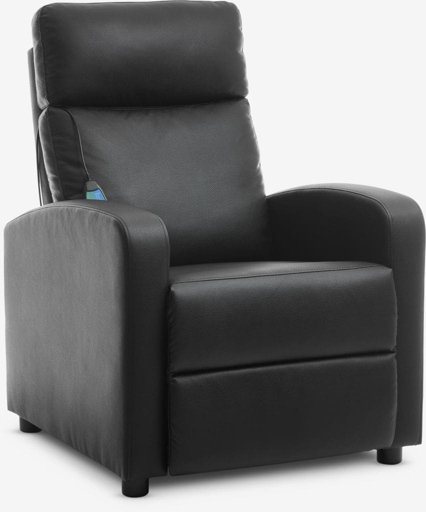 JYSK Sillón de masaje HOVEN HADRUP negro