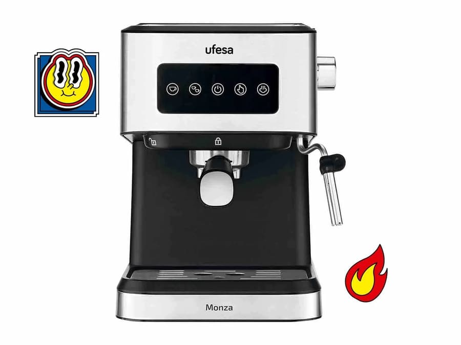 LIDL Ufesa ® Cafetera espresso 1050 W