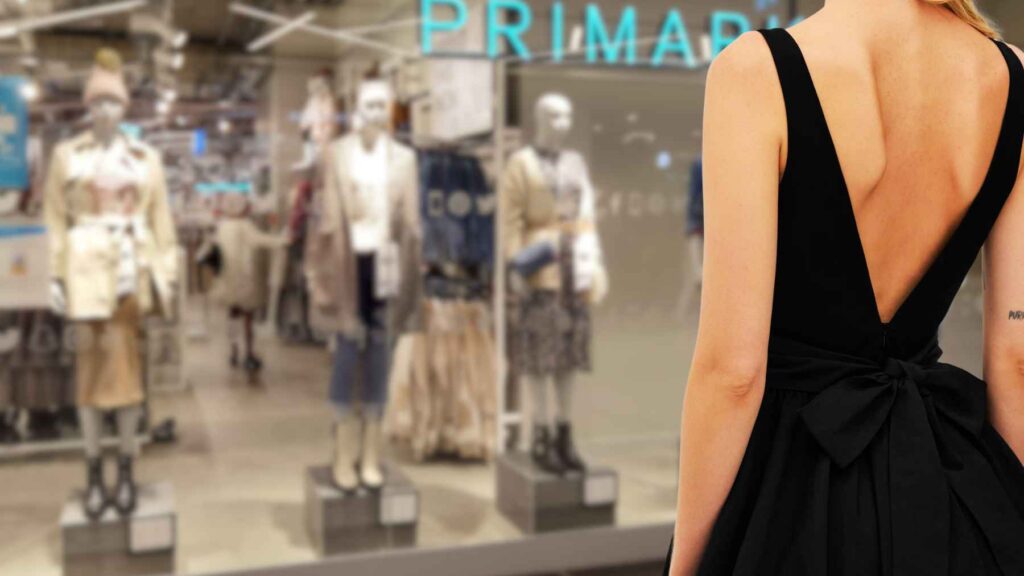 Primark vestido mini corpiño