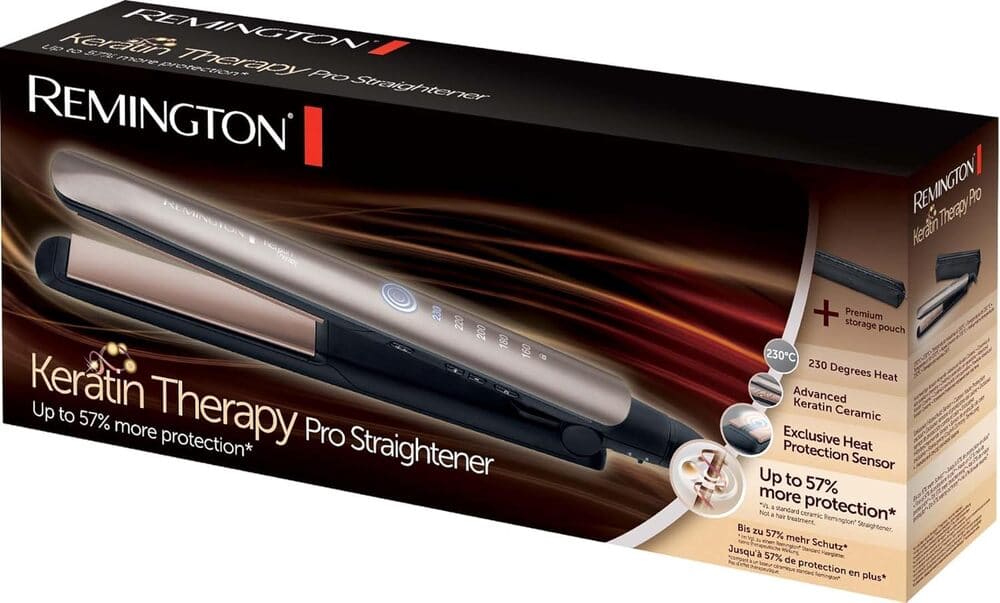 Remington Plancha de Pelo Profesional Keratin Therapy Pro