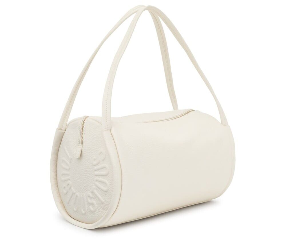 TOUS Bolso Duffle mediano de piel beige TOUS Miranda