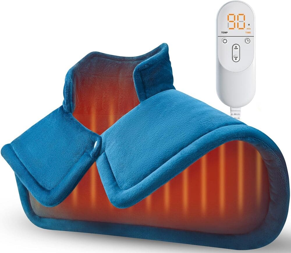 Amazon Heating Pad for Neck and Shoulder, Christmas Gifts for Men Women Mom Dad