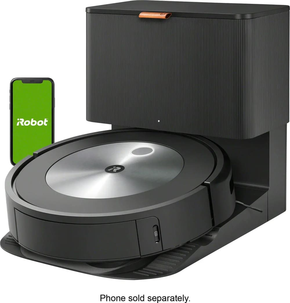 Best Buy iRobot - Roomba j7+ (7550) Wi-Fi Connected Robot Vacuum with Automatic Dirt Disposal