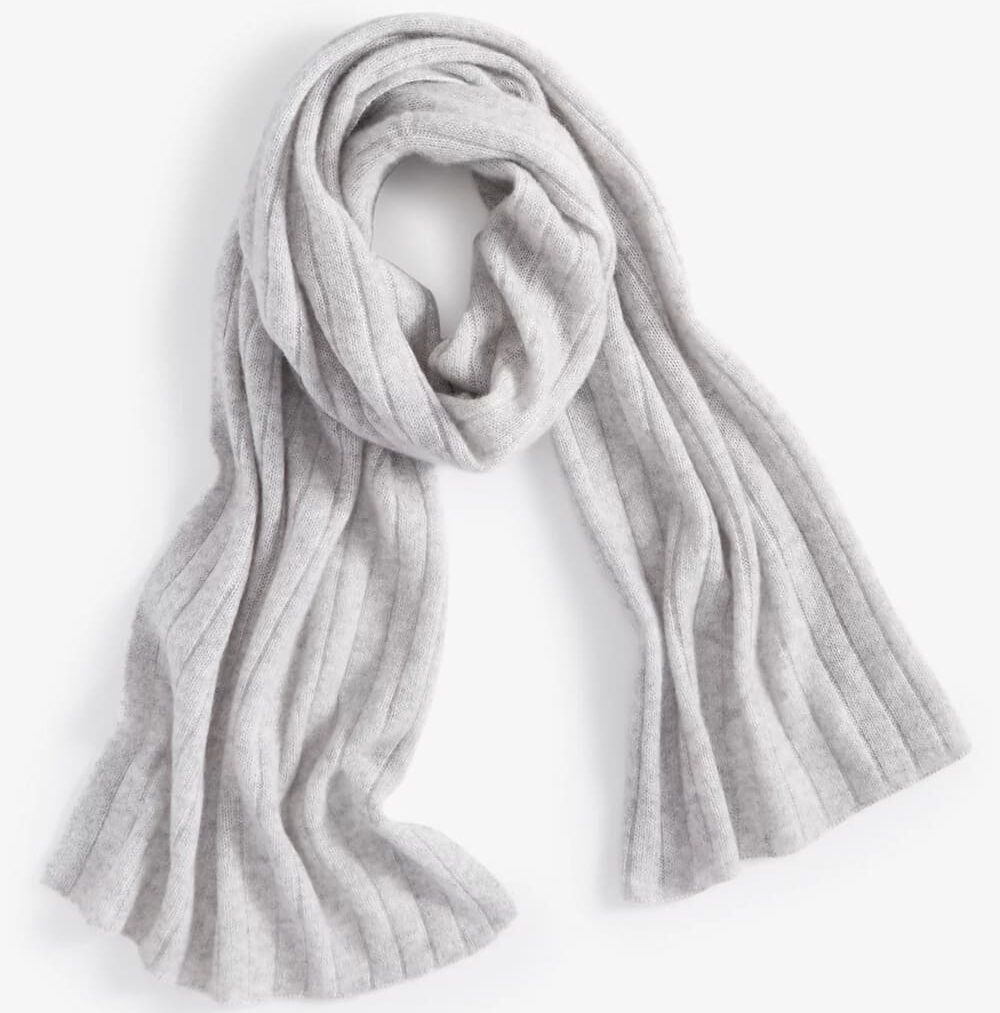 Charter Club Ribbed Cashmere Scarf