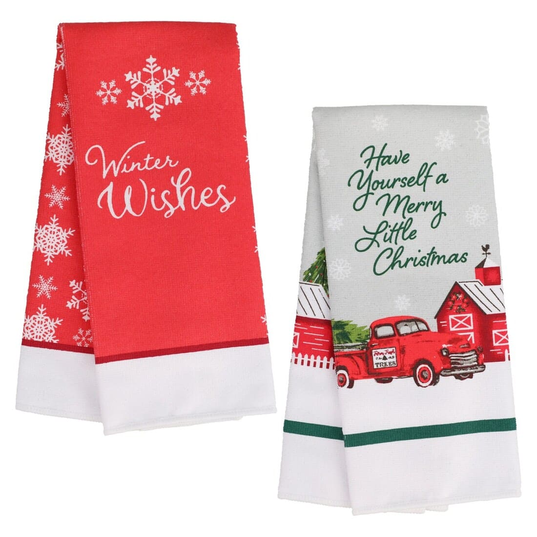 Christmas House Holiday Microfiber Kitchen Towels